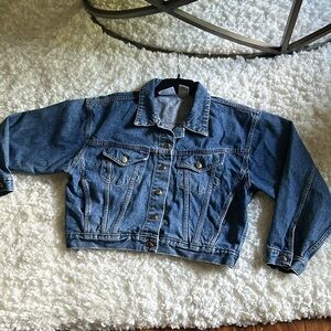 Bill Blass denim jacket.  Size L.